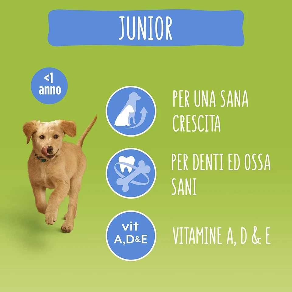 Croquettes Chiots Chien Croquant Pour Chiens Purina Friskies Junior Poulet 1,5Kg - Photo 4/4