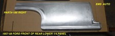 19571958 Ford Sedan Lower Front Of Rear 14 Panel. 186r. Right. Side. Ems Auto