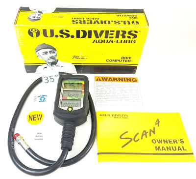 Neu - US Divers Aqua Lung Scan 4 Scuba Computer Konsole Luft Integriert Imperial