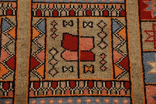 Elegance Redefined Hand-Knotted Heriz Serapi Indian Runner Rug 4x10 ft - Picture 10 of 19