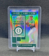 Matt Chapman 2020 Panini Contenders Optic Hyper /299 Oakland Athletics #20 A's