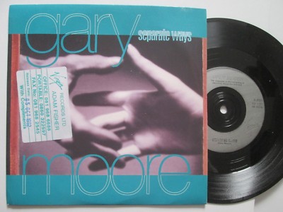 Gary Moore Separate Ways Virgin Records 115 533 Stickered UK 7inch Vinyl Single