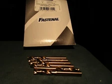 (6) Ltr A Hi-Moly 135 Split Point Black/Gold Heavy Duty Screw Machine Drill