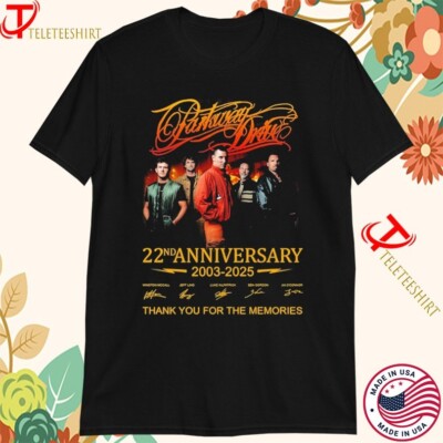 Parkway Drive 22th Anniversary 2003 2025 Thank You For The Memories T-shirts
