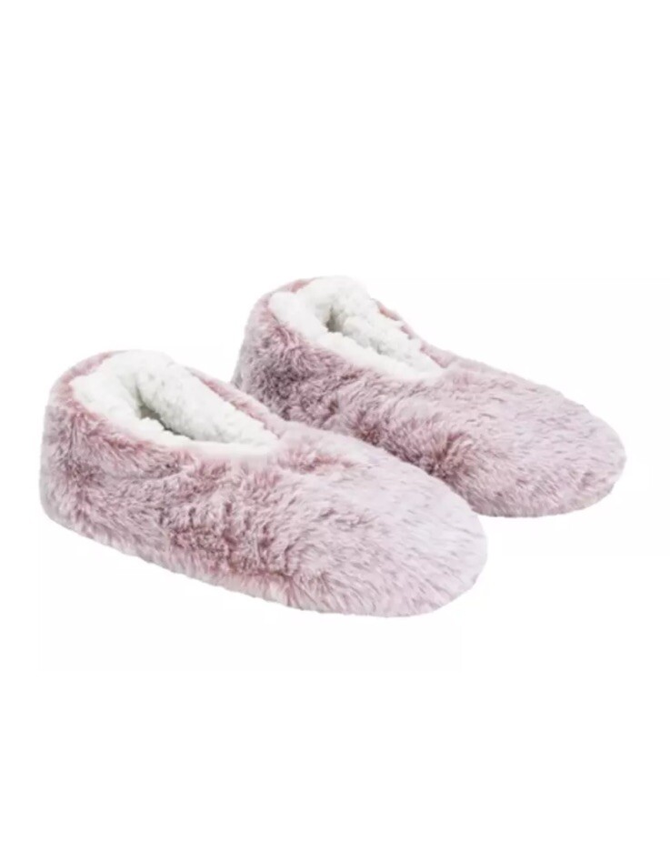 SAOLA NUOVE calze ciabatte donna peluche ROSA Limone TAGLIA: S M solo 1 sinistra