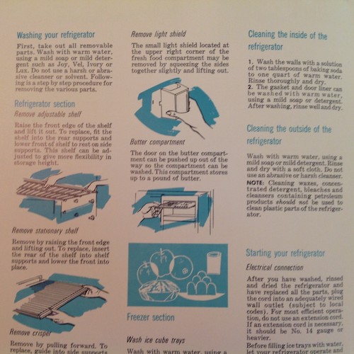 Vtg 1950's RCA Whirlpool Cycle-Defrost Refrigerator-Freezer Use and Care Guide - Afbeelding 4 van 6