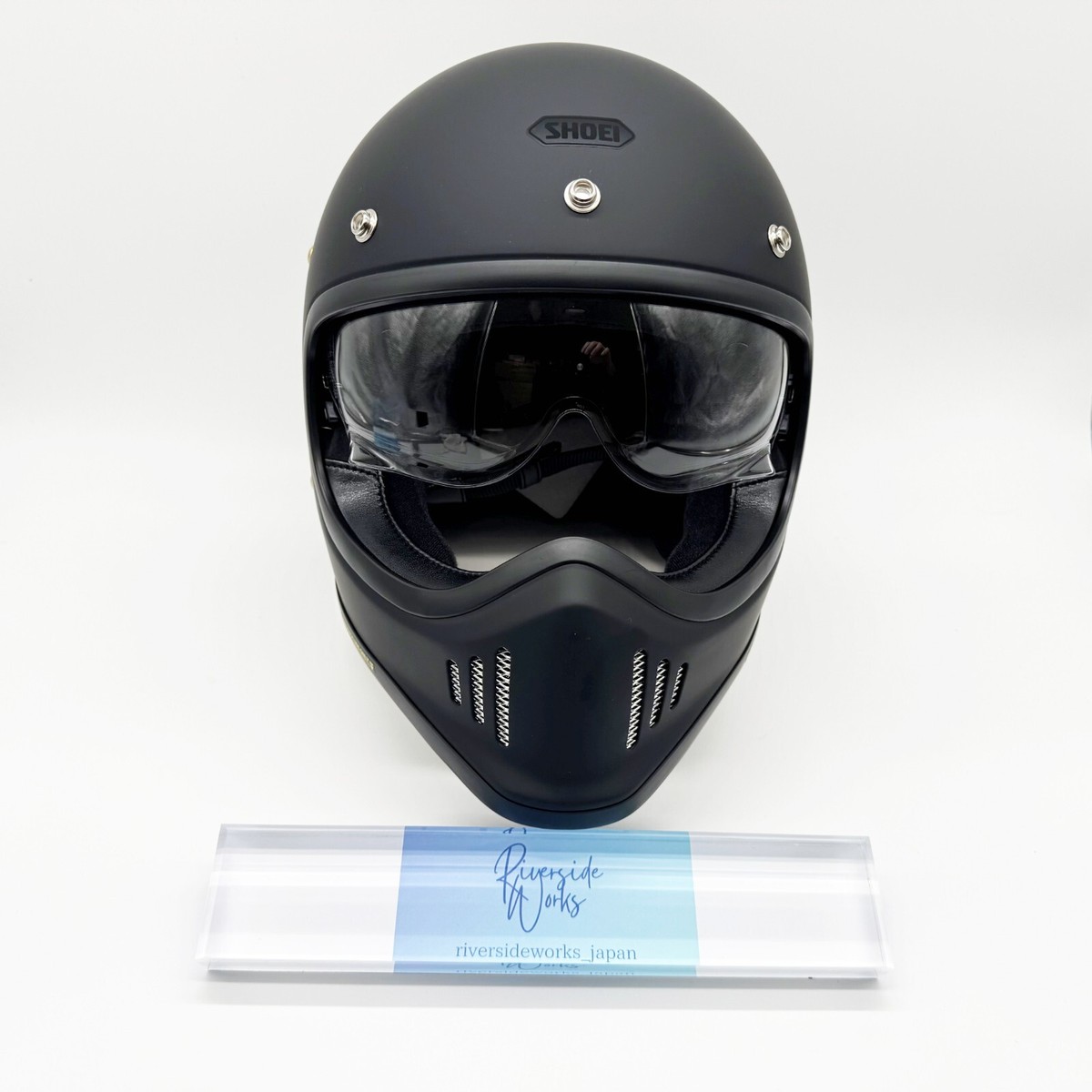 SHOEI/EX-ZERO-Mサイズ SHOEI EX-ZERO Matt Black Motorcycle Full Face Helmet Size XL 61cm