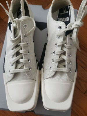 Rick owens drkshdw x converse egret chuck 70 low Uk8
