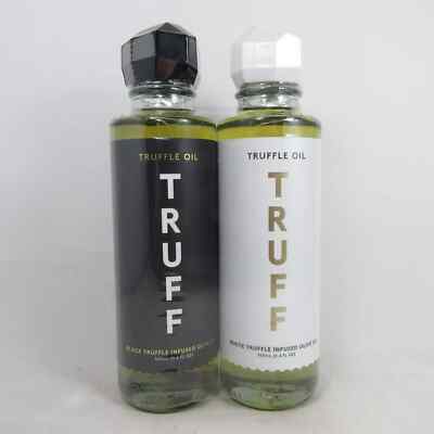 TRUFF Truffle Oil White & Black Truffle Infused Olive Oil - (5.4 FL OZ) (2 PACK)
