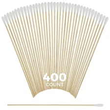 Long Cotton Swabs Tip Applicators 400pcs by Alpree