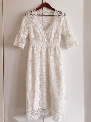 white lace dress uk