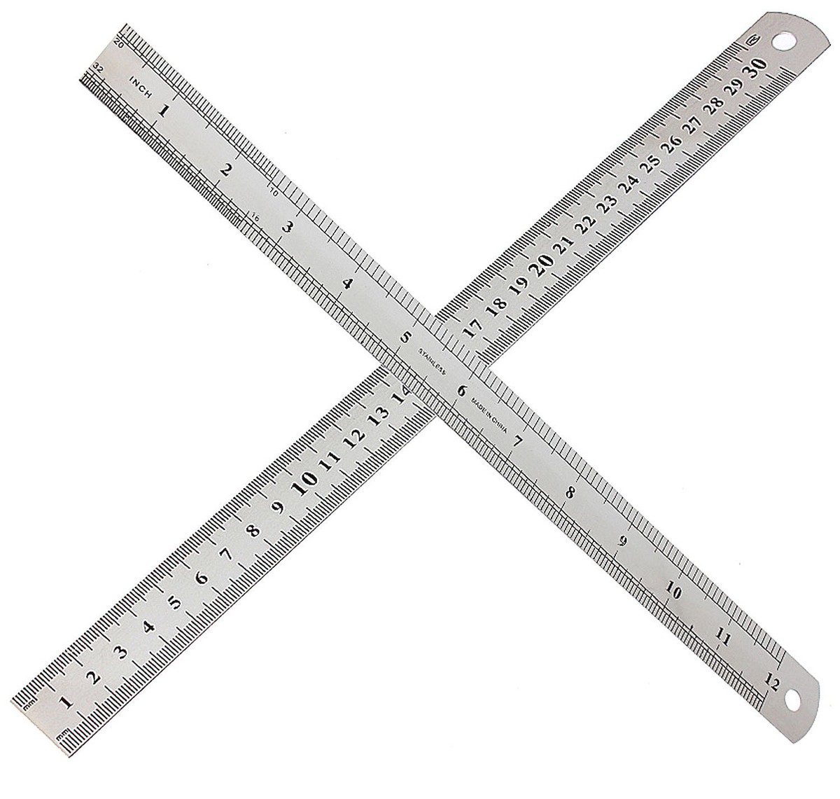 Stainless Steel Ruler Hegebeck Stainless Steel Metric/Inch Straight ...