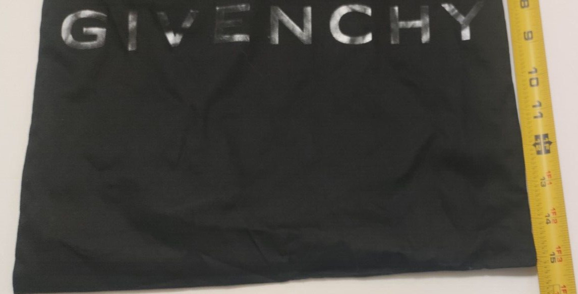 Authentic Givenchy Black Cotton Drawstring Dust B… - image 6