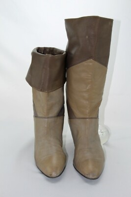 Lederstiefel Damenstiefel Peter Kaiser Leder braun 1980er TRUE  VINTAGE