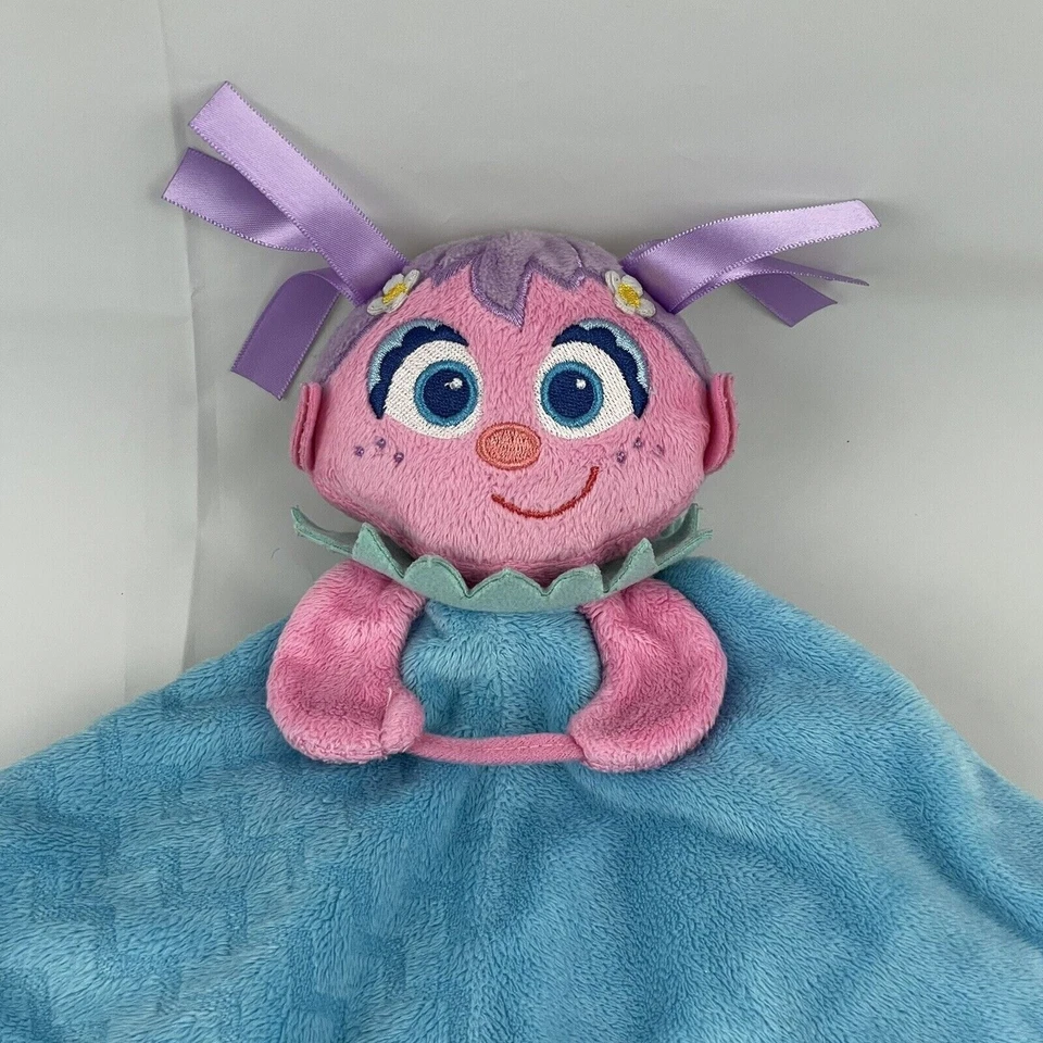 Детское милое защитное одеяло Bright Starts Sesame Street Abby 13 дюймов сине-розовое - Изображение 2 из 4