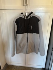 Jacket Fleece Hooded Full Zip Size Medium