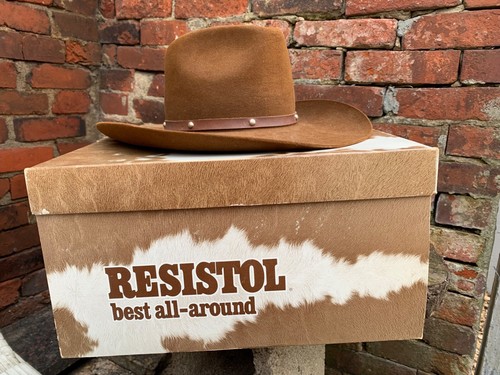John B STETSON Cowboy Hat 4X Bever 