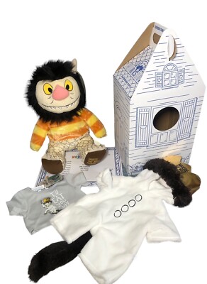 Build A Bear Where The Wild Things Are Stofftier mit Outfits Konvolut & Zertifikat