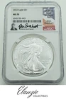 2022 American Silver Eagle NGC MS70 Don Everhart Signed