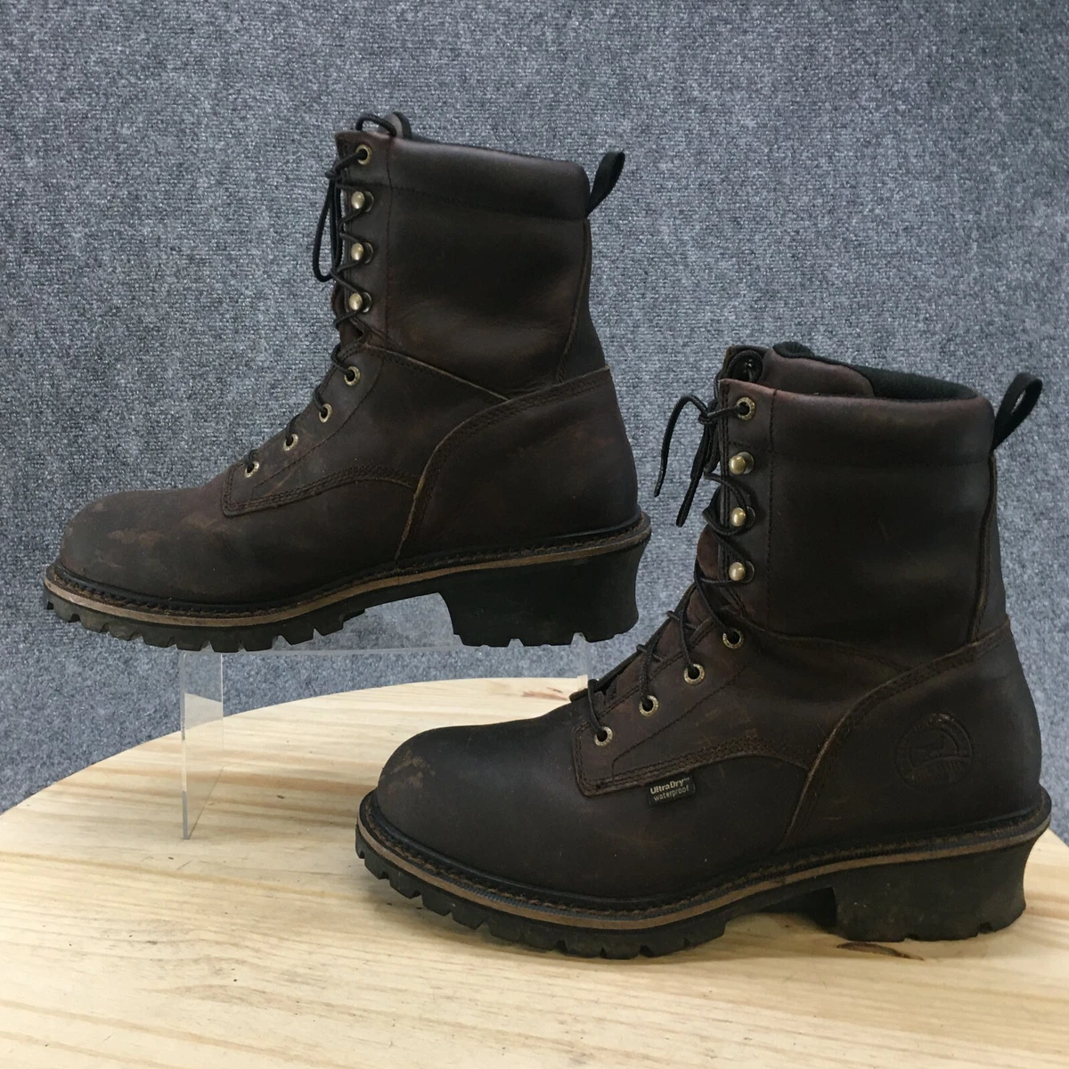 Men's insulated logger clearance boots