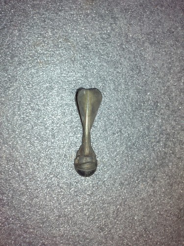 VINTAGE 1960's CALLEN MFG CORP METAL CAP GRENADE TOY. FULLY MARKED. 2-3/4" L.