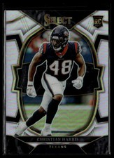 2022 Panini Select #49 Christian Harris Silver Prizm