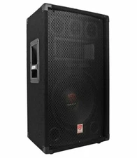 Rockville RSG12.4 12" 3-Way 1000 Watt 4-Ohm Passive DJ/Pro Audio PA Speaker