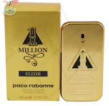 1 Million Elixir By Paco Rabanne 1.6/1.7oz Parfum Intense Spray Men New In Box
