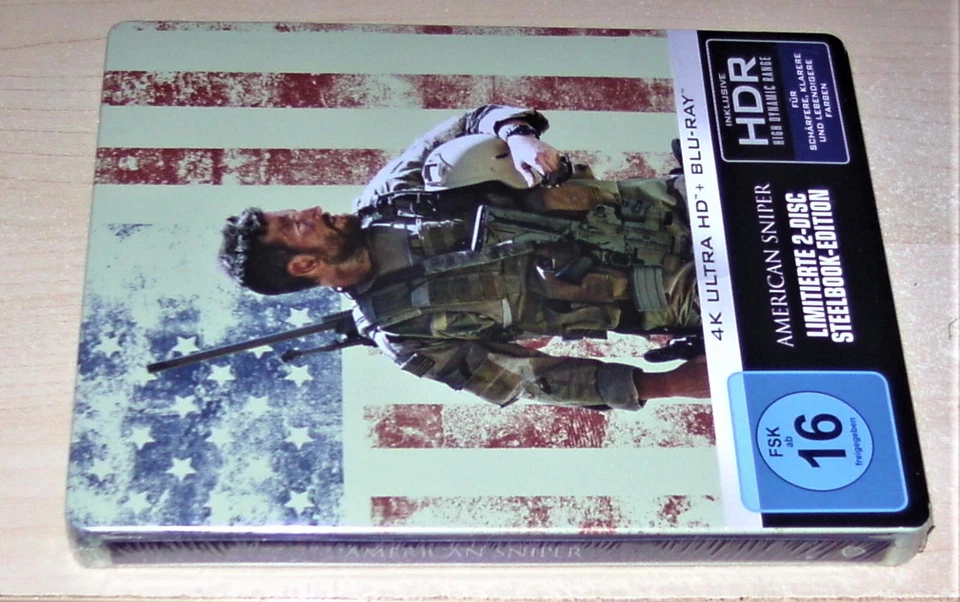 American Sniper Uncut By Clint Eastwood Limited steelbook 4K blu ray New Boxed - Image 4 of 4