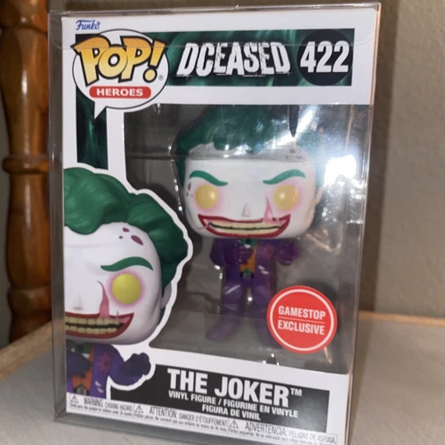 Funko POP! The Joker #442 DCeased GameStop Exclusive with Pop Protector