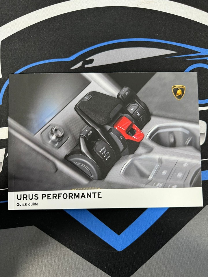 URUS PERFORMANTE OWNERS PACK / HANDBOOK / MANUAL 20222024 (2022) eBay