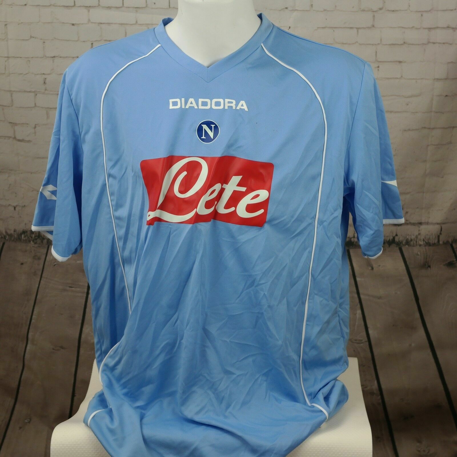MAGLIA HOME NAPOLI DIADORA 2001 2002