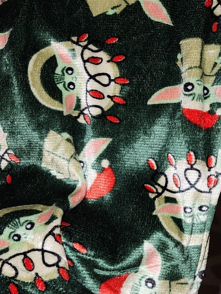 Star Wars Baby Yoda Grogu Navidad Pijama Pantalones Hombre XL Foto 4 de 4