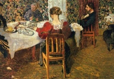 Édouard Vuillard (Handmade) Oil Painting on Canvas 20x28 Post-Impressionism ..