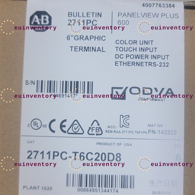1PC NEW IN BOX  2711PC-T6C20D8 2711PC T6C20D8 FAST DELIVERY & 1 year warranty