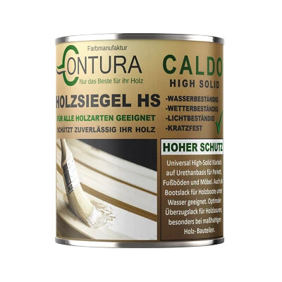FARBMANUFAKTUR CONTURA Holzsiegel PU Kunstharzlack Holzlack Klarlack Parkettlack Thekenlack Holz Außen