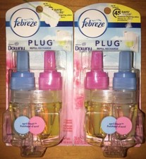 Lot of 2 New Febreze Downy/April Fresh Plug Refill Recharge