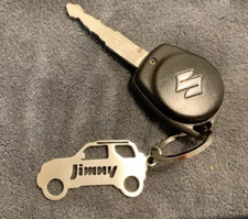 PER SUZUKI JIMNY PORTACHIAVI AUTO IDEA REGALO - ACCIAIO PARTICOLARE STILIZZATO