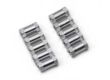 Lightweight Aluminium Round Section Spacer M3x10mm Silver  10pcs 