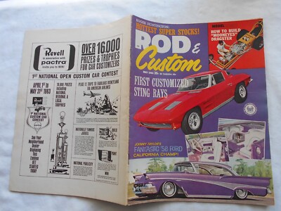 ROD & CUSTOM MAGAZINE-MAY,1963 CORVETTE STINGRAY