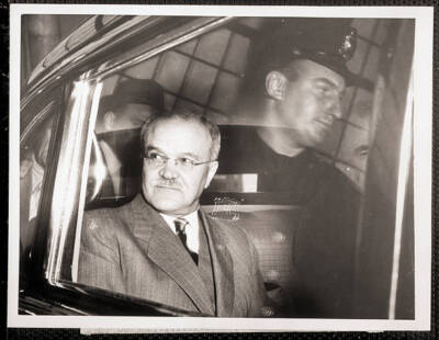 Russian Foreign Minister After Arrival 1955 Old Photo - New York, New York- A pr