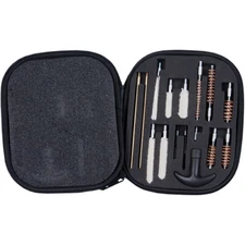 NEW Deluxe Universal Pistol Portable Field Cleaning Kit Complete in Zipper Case