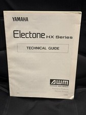 ORIGINAL Yamaha Electone HX Series Technical Guide