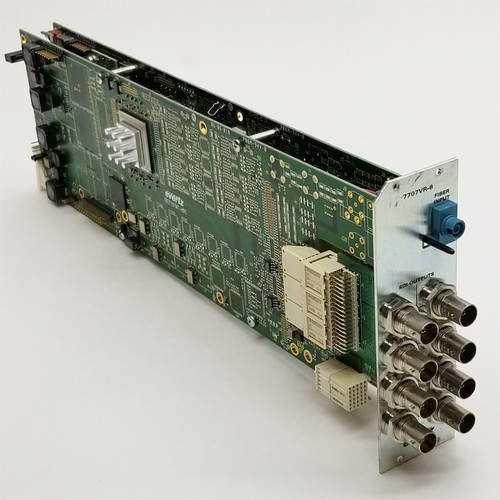 Evertz 7707VR-8 8 Channel SDI/ASI Fiber Receiver (1270nm-1610nm) Demultiplexer