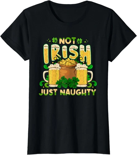 T-Shirt Femme St. Patrick's Day - Taille XL (16-18) - Vert Avec Papillons - Neuf Avec Étiquettes