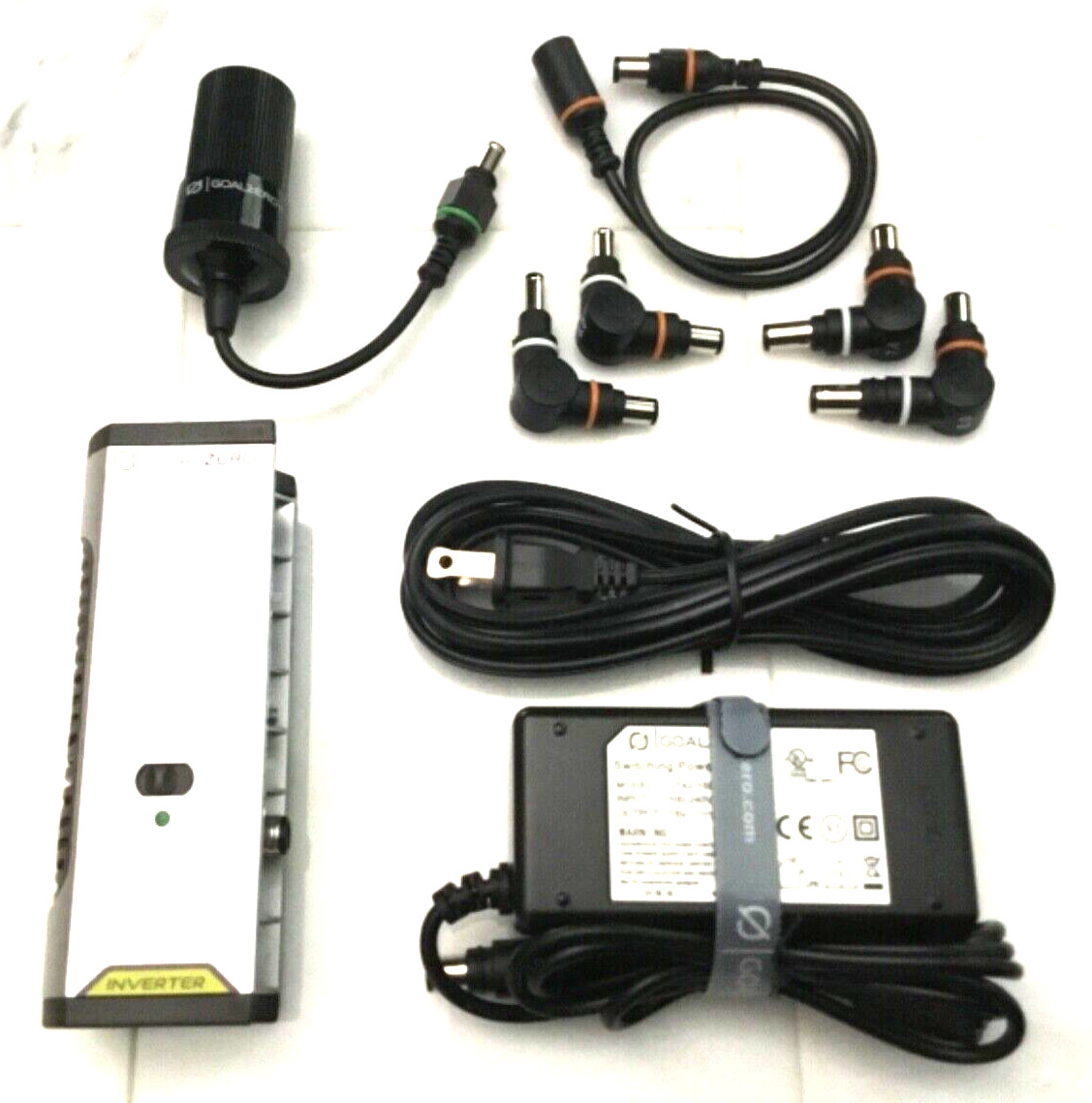 Goal Zero Power Cord, Inverter, PC cable adapters, Cig Adapt for Sherpa 50, 100
