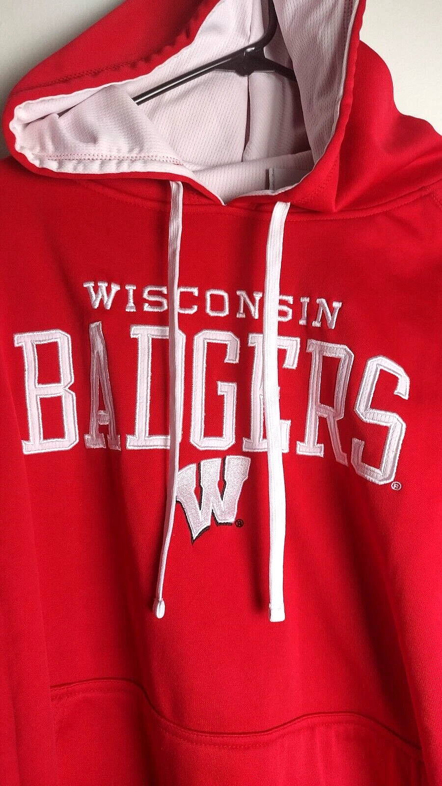 VETEMENTS FELPA CON CAPPUCCIO WISCONSIN BADGERS Football UOMO 2XL Knights Abbigliamento Nuova