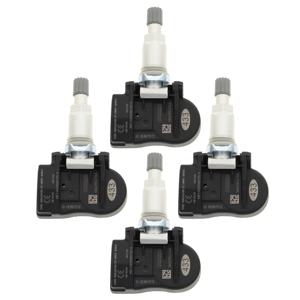 4Pcs TPMS Tire Pressure Sensor For Chrysler Sebring 2008-2009 433MHZ 68078768AB - Image 4 of 4