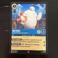Disney Lorcana Baymax - Personal Healthcare Companion Azurite Sea Rare 156/204