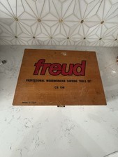 Freud CS-106 Six-Piece Carving Chisel Set in Wood Case Italy